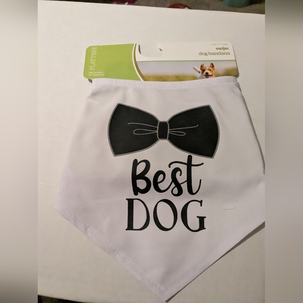 Best Dog Wedding Dog Bandana Brand New with tags multiple sizes available - Picture 2 of 10